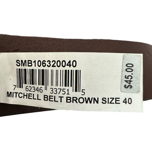 Fossil Mitchell Belt Brown Samson Brown Men’s Size 40 - Picture 5 of 7